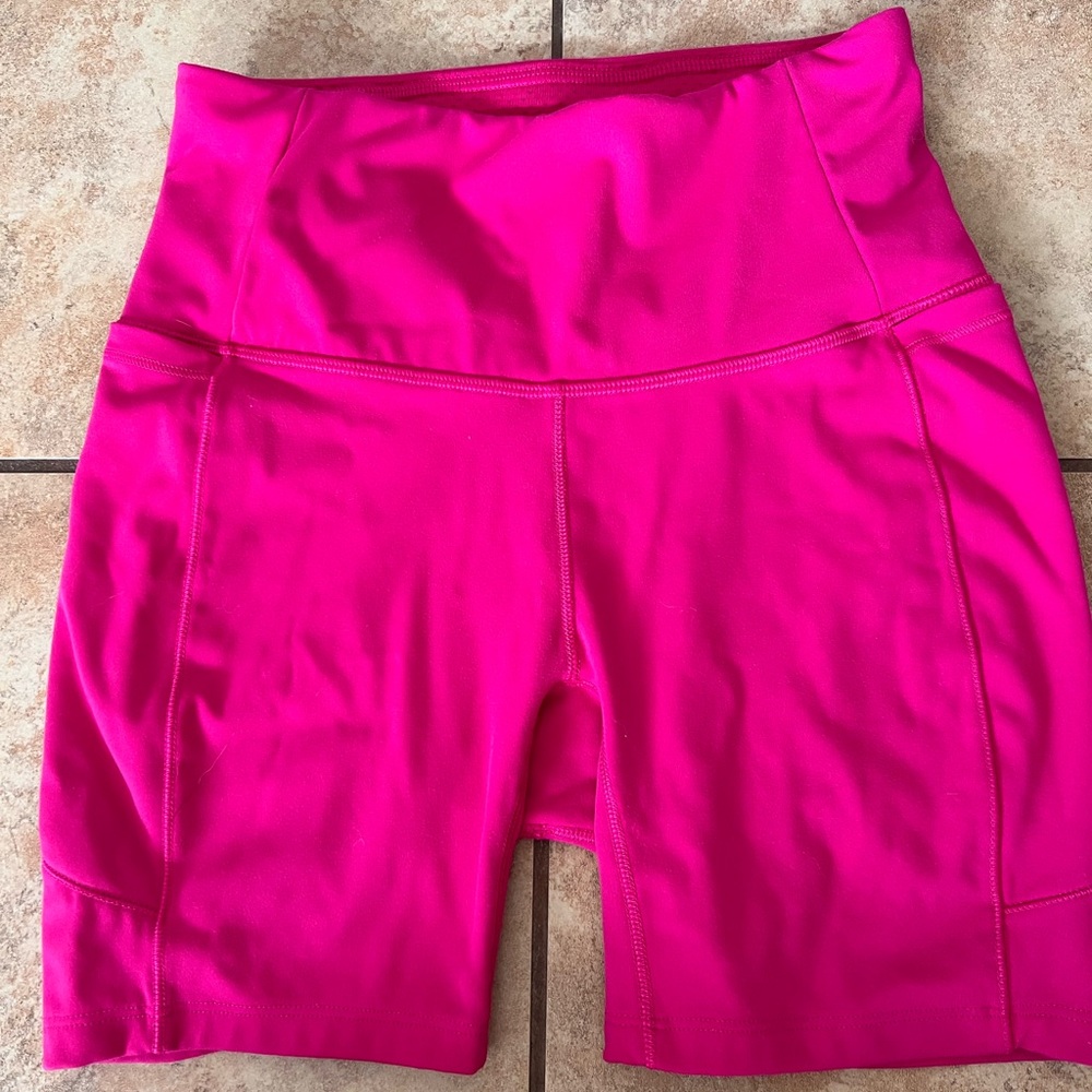 Hot Pink Calia Biker Shorts